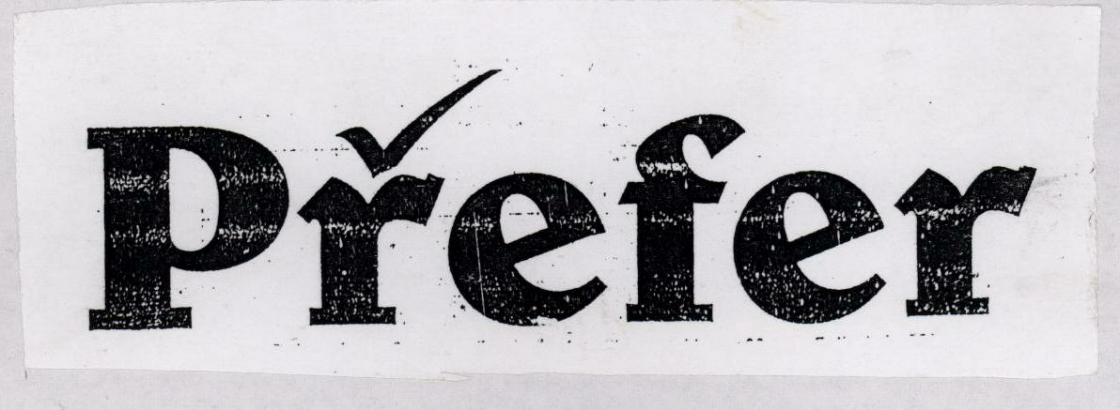 Prefer (label) Device mark 1577924 Trademark
