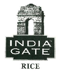 India Gate(lable ) Device mark 1120956 Trademark