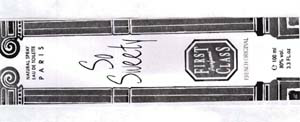 So Sweety First Perfumes Class (label) Device mark 1073943 Trademark