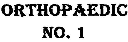 Orthopaedic No.1 Device mark 1815429 Trademark