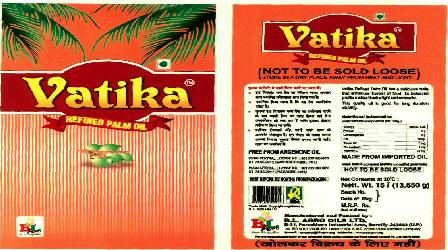 Vatika (label) Device mark 2479783 Trademark
