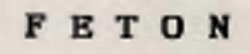 Feton Device mark 667148 Trademark