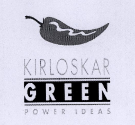 Kirloskar Green (device Of Chilli) Device mark 1784020 Trademark