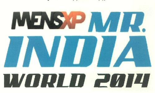 Mensxp Mr. India World 2014 (label) Device mark 2729208 Trademark