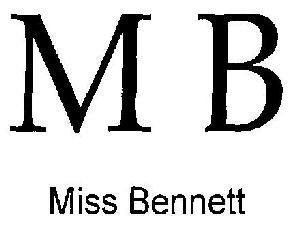 Mb Miss Bennett Device mark 2921107 Trademark