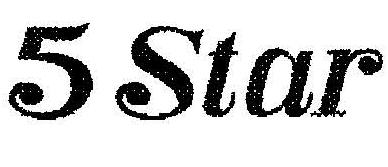 5 Star (with Device) Device mark 1913025 Trademark