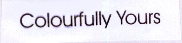 Colourfully Yours Device mark 1916195 Trademark