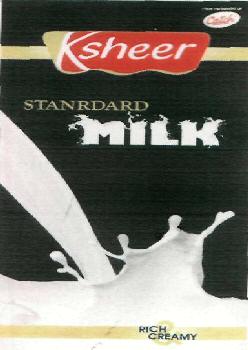 Catch Ksheer Stanrdard Milk (label) Device mark 2477760 Trademark