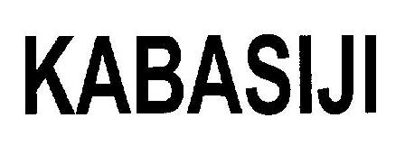 Kabasiji (device) Device mark 2369585 Trademark