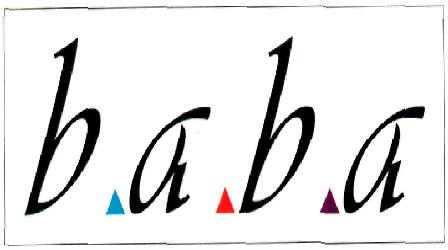 Baba(device) Device mark 2157780 Trademark