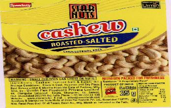 Star Nuts Cashew With Label Device mark 1676413 Trademark