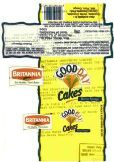 Britannia Good Day (label) Device mark 907540 Trademark