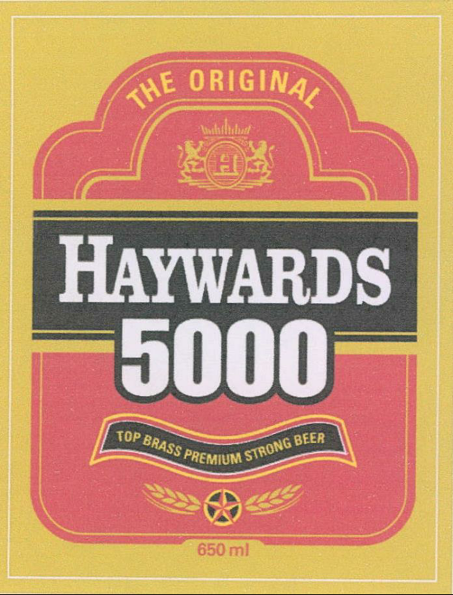 The Original Haywards 5000 Device mark 2114787 Trademark