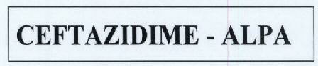Ceftazidime-alpa Device mark 1787532 Trademark