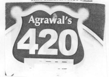 Agarwal"s 420 (label) Device mark 1640792 Trademark