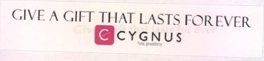 Give A Gift That Lasts Forever Cygnus Device mark 2224165 Trademark