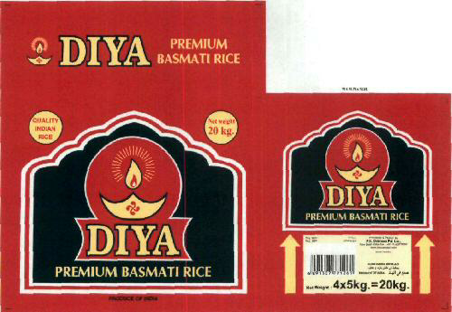 Diya Premium Basmati Rice Device mark 1993408 Trademark