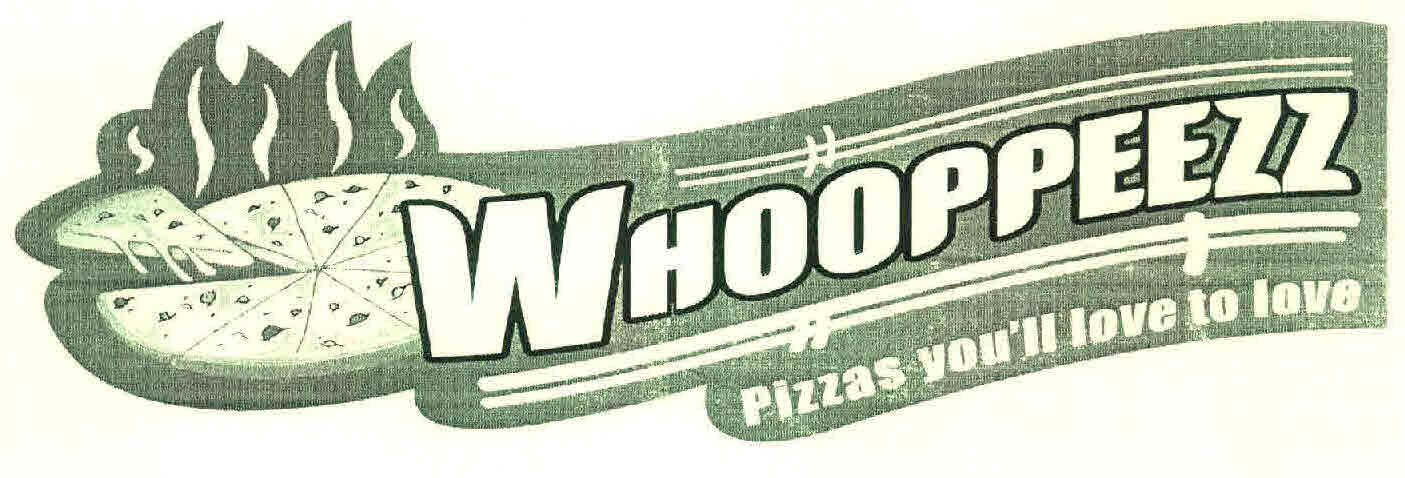 Whooppeezz Pizzas You'll Love To Love Device mark 2690004 Trademark