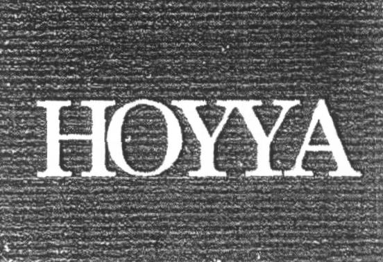 Hoyya (label) Device mark 1602025 Trademark