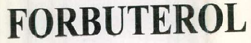 Forbuterol Device mark 2532243 Trademark