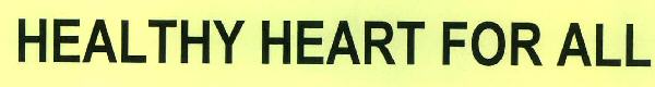 Healthy Heart For All Device mark 2688292 Trademark
