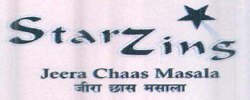 Starzins Jeera Chaas Masala (device Of Star) Device mark 2439859 Trademark