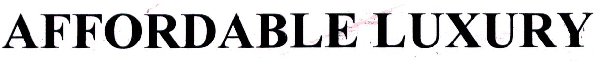 Affordable Luxury Device mark 1937347 Trademark