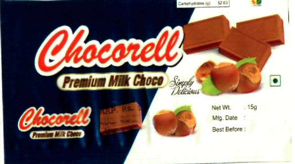 Chocorell (label) Device mark 2433212 Trademark