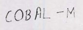 Cobal-m. Device mark 1206827 Trademark