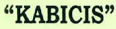 "kabicis" Device mark 2550842 Trademark