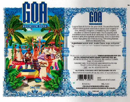 Goa Premium Beer Device mark 2886459 Trademark