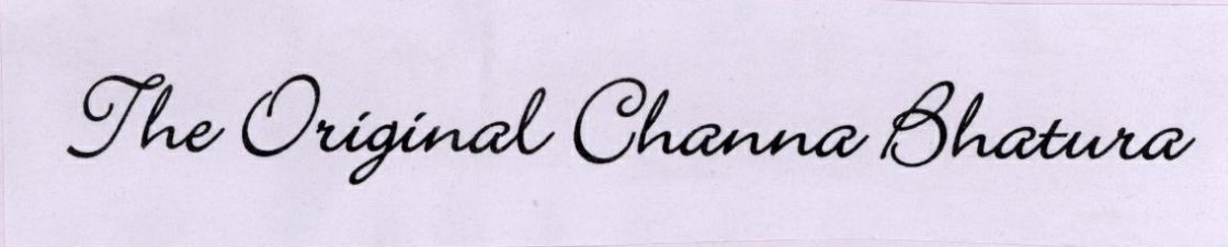 The Original Channa Bhatura ( Label ) Device mark 1795531 Trademark
