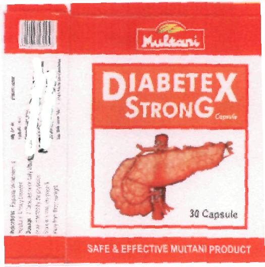 Diabetex Strong (label) Device mark 2254563 Trademark