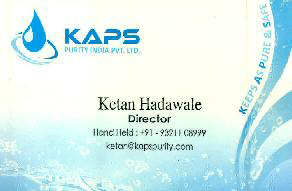 Kaps Purity India Pvt. Ltd. (device Of Drop) Device mark 2401403 Trademark