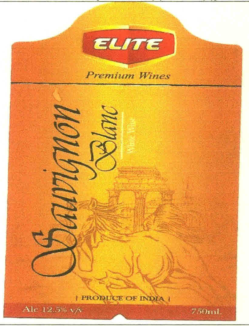 Elite Premium Wines Sauvignon Blanc Device mark 2634044 Trademark