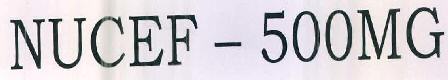 Nucef-500mg Device mark 2855575 Trademark