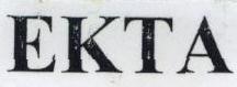 Ekta With Lable Device mark 1774755 Trademark
