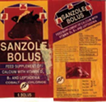 Sanzole Bolus [device] Device mark 1003955 Trademark