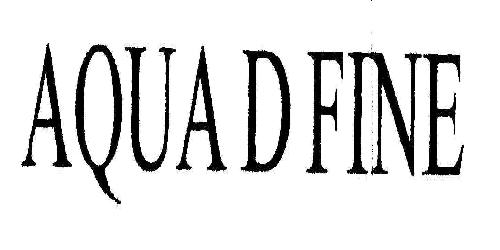 Aqua D Fine Device mark 1814247 Trademark