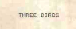 Three Birds Device mark 881301 Trademark