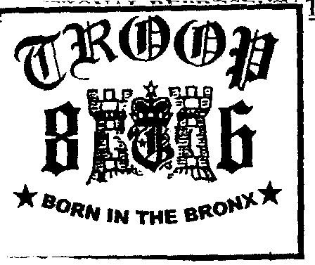 Troop 86 Born In The Bronx (embellish Letter With Stars) Device mark 1464119 Trademark