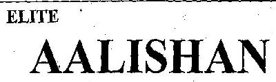 Elite Aalishan (device) Device mark 2635341 Trademark