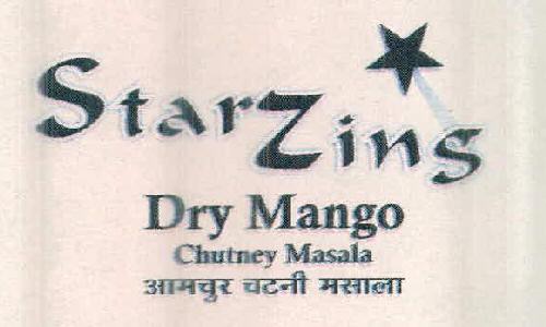Starzins Dry Mango Chutney Masala (device Of Star) Device mark 2439861 Trademark
