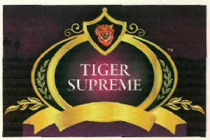 Tiger Supreme (label) Device mark 2754825 Trademark