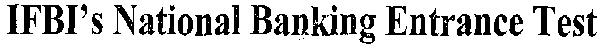 Ifbi's National Banking Entrance Test (logo) Device mark 2275518 Trademark
