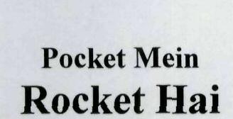 Pocket Mein Rocket Hai Device mark 1956852 Trademark