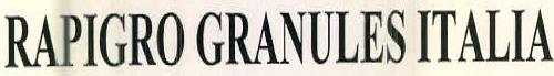 Rapigro Granules Italia Device mark 2560185 Trademark