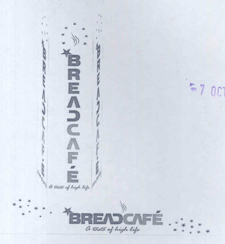Breadcafe (labal) Device mark 1741175 Trademark