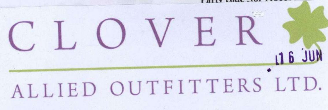 Clover Allied Outfitters Ltd Device mark 1980354 Trademark