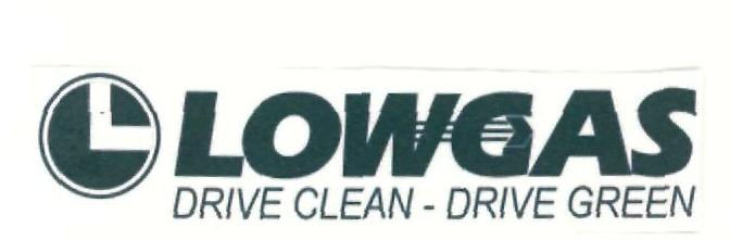 Lowgas Drive Clean-drive Green (label) Device mark 2435128 Trademark